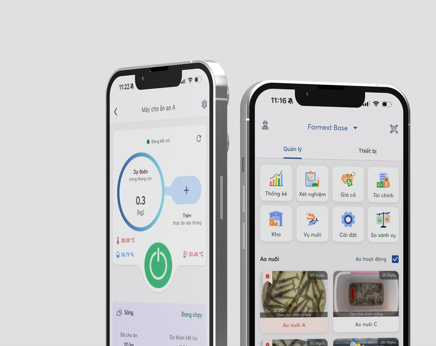 Farmext Mobile App Screens